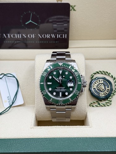Rolex submariner date green - rolex,