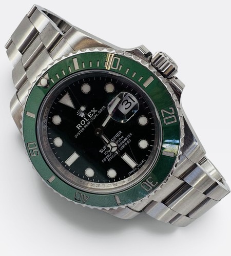 Rolex submariner hulk 116610lv - submariner,