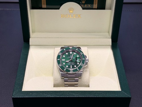 Rolex submariner 116610lv hulk - rolex,