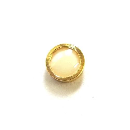 Gold plated bezel - bezel, pearl